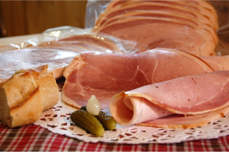 Jambon cuit fumé