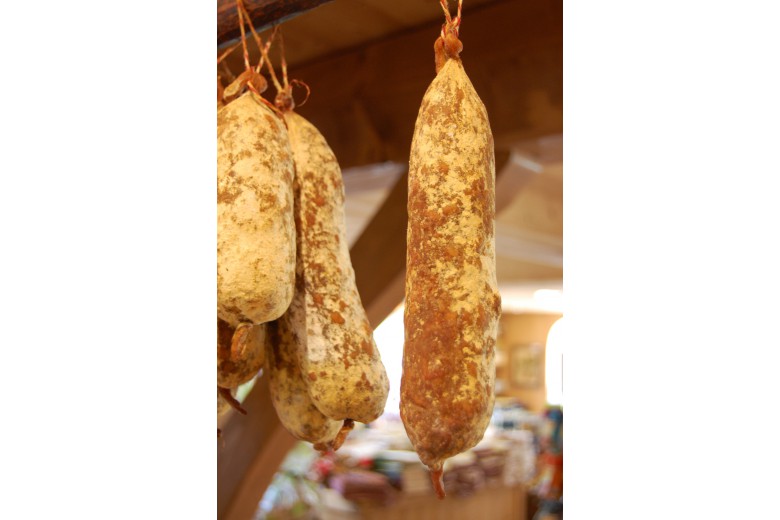 Saucisson fumé au comté