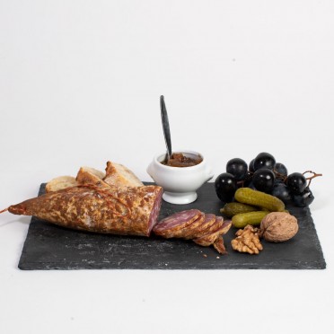 Saucisson fumé au comté