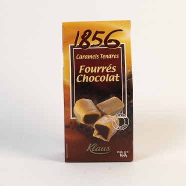 Caramels tendres fourrés...